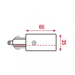 Artecta A0313201 1-Phase Feed-In Connector